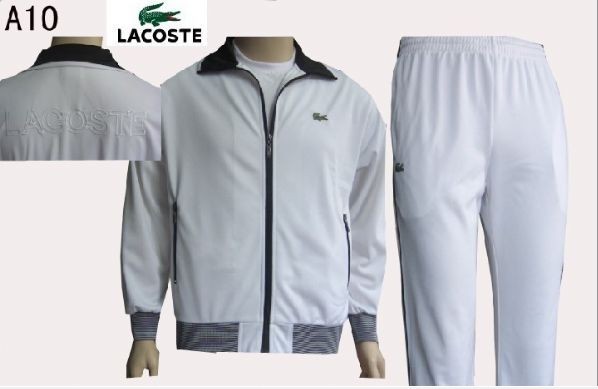 veste lacoste blanche