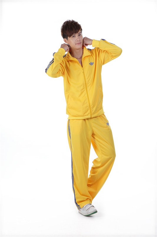 adidas yellow suit