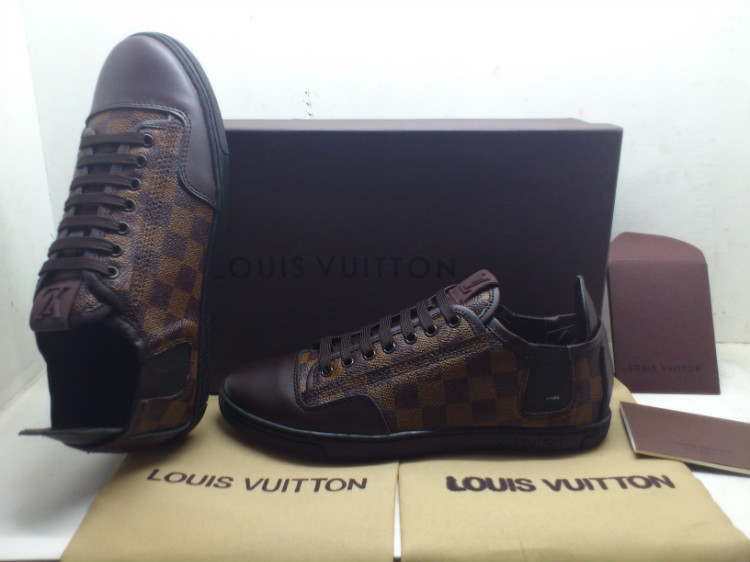 49.00EUR, louis vuitton Homme Chaussures , page29,louis vuitton 2013 chaussures hommes classic cuir grid coffie