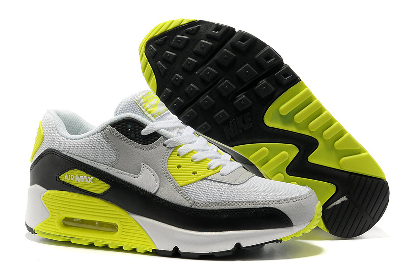 air max 90 noir et vert fluo