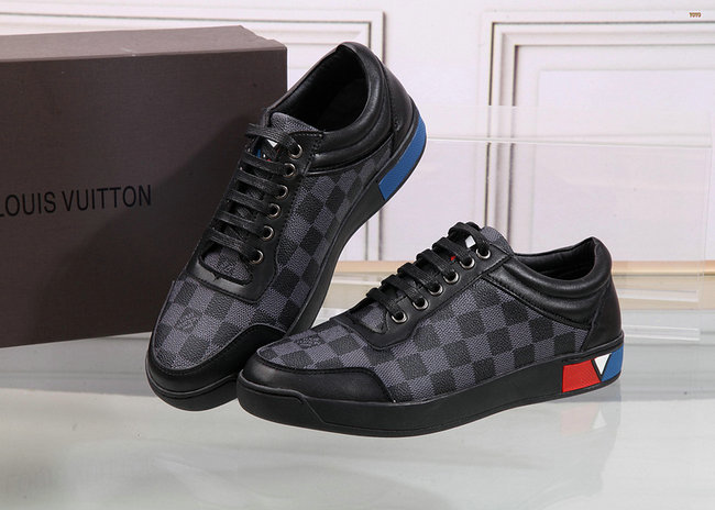 baskets louis vuitton homme noir et or