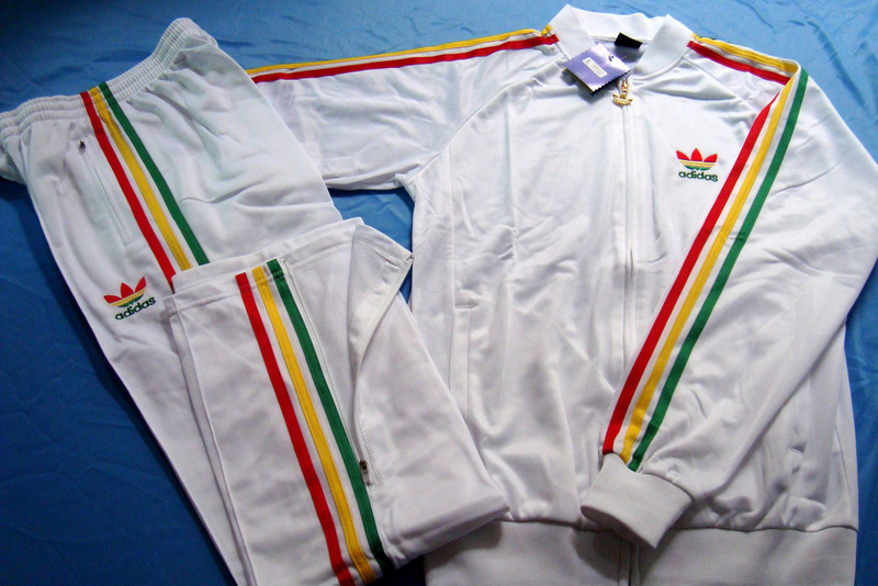 colorful adidas sweatsuit
